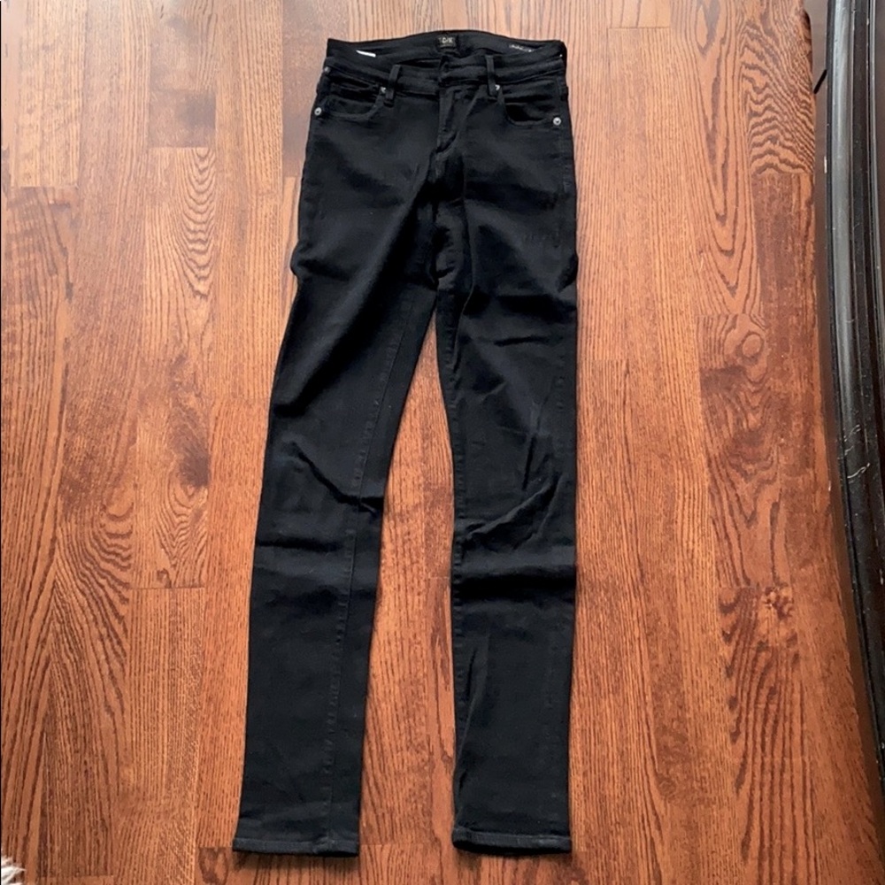 Citizen of Humanity Avedon Black Skinny Jeans (27)